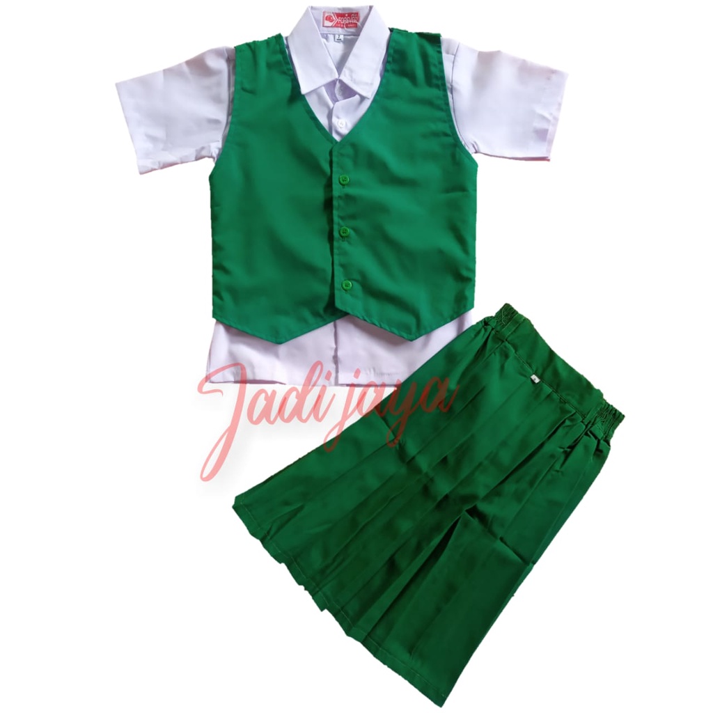 HIJAU Princess Green Kindergarten School Uniform Set Shopee Singapore