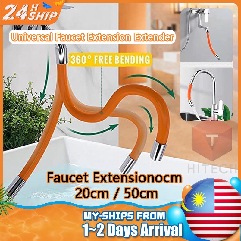 Faucet Extender Extender Bathroom 360 Free Bending Universal Water Tap ...