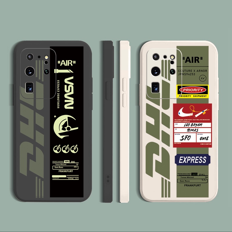 For Samsung Galaxy S21 Ultra S20 FE S10 Plus NASA DHL Barcode