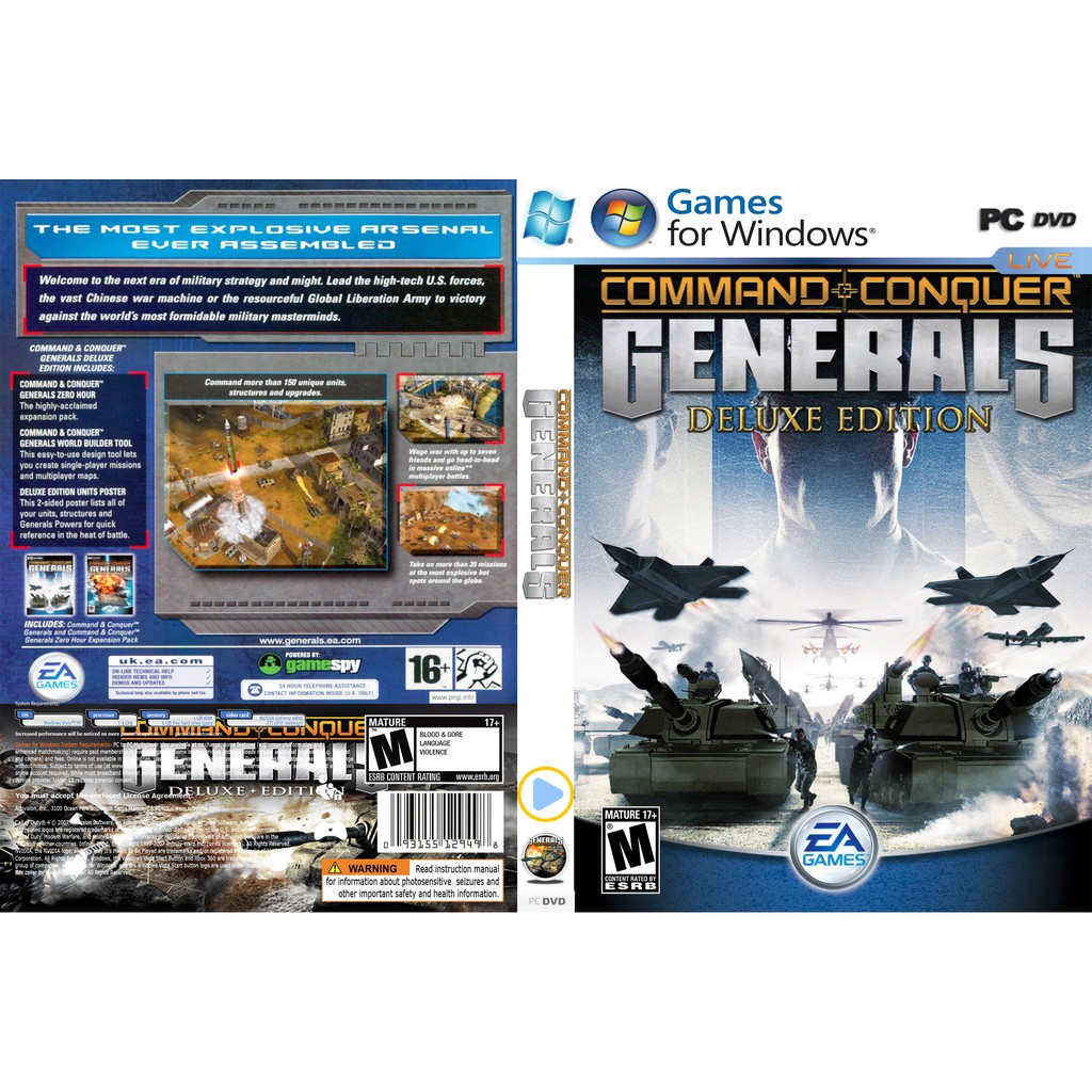 Command & Conquer Generals: Deluxe Edition PC GAME [Offline] | Shopee ...