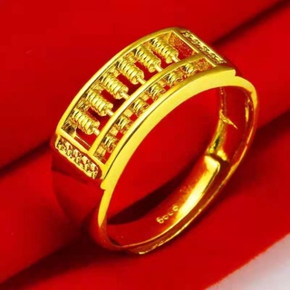 Chinese calculator hot sale gold ring