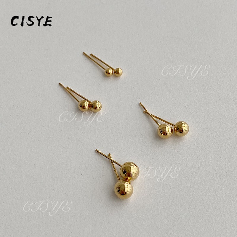 Gold sale earring balls