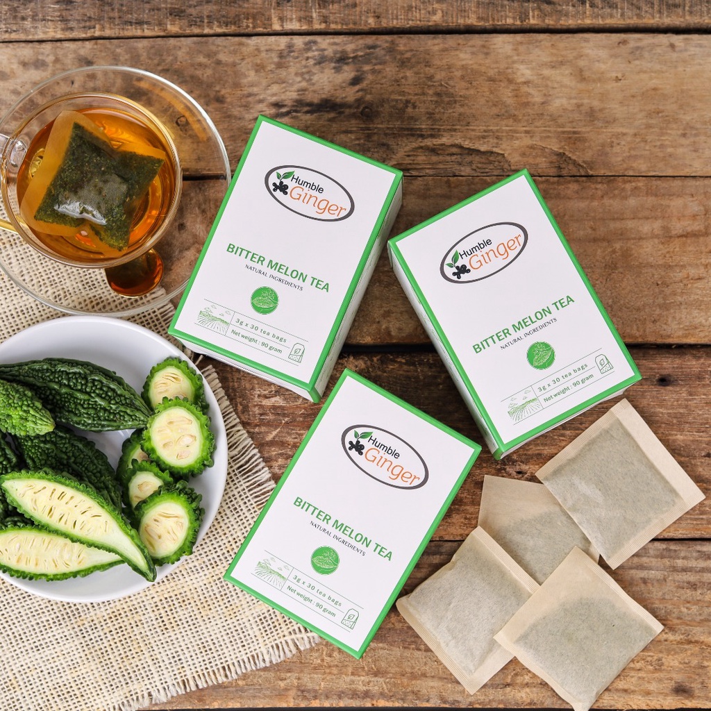 Humble Ginger Bitter Melon Tea/Bitter Gourd Tea 3gx30 Shopee Singapore