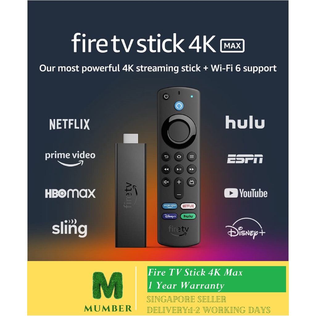 Fire TV Stick 4K Max streaming device, Wi-Fi 6, Alexa Voice Remote ...