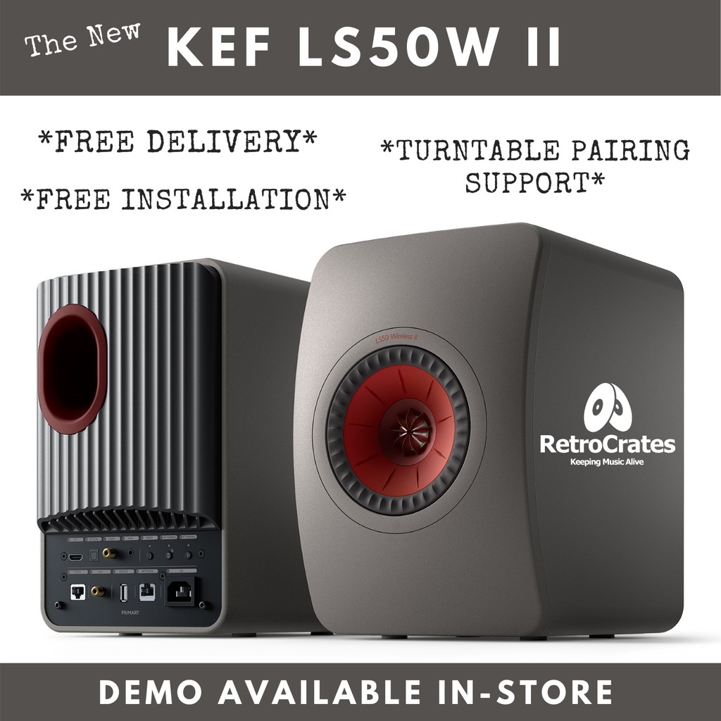 KEF Singapore  KEF LS50 Wireless II Hi-Fi Speaker System (Carbon