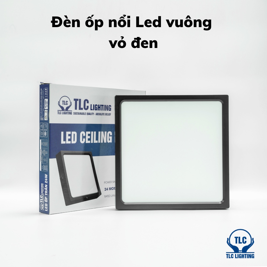 Highgrade Square Led Floating Lights With Black Shell Modern Design