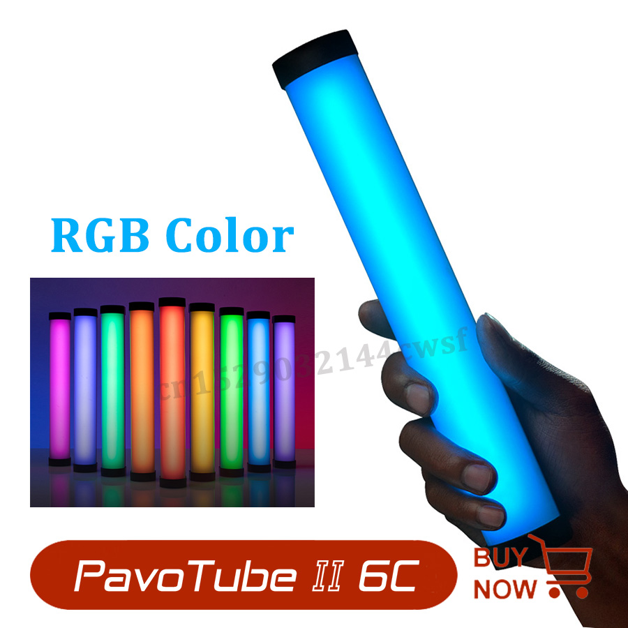 Nanguang Nanlite PavoTube II 6C RGB LED Light Tube Portable Photography