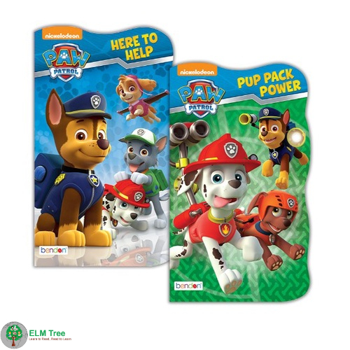 Paw Patrol Board Book Here to help/ Pup Pack Power (Bendon) | Shopee ...