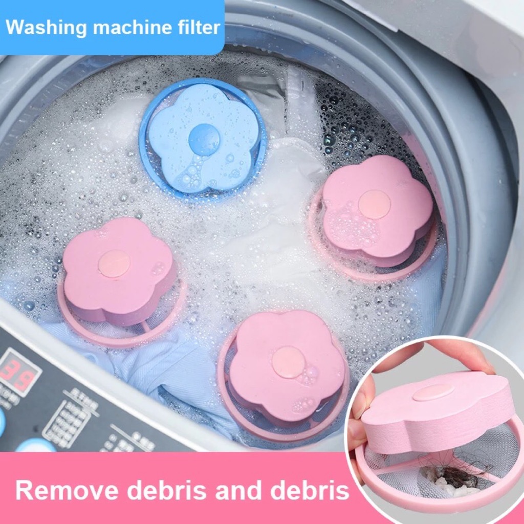 12 Pack Reusable Floating Mesh Bags For Washing Machine - Floating Lint Trap