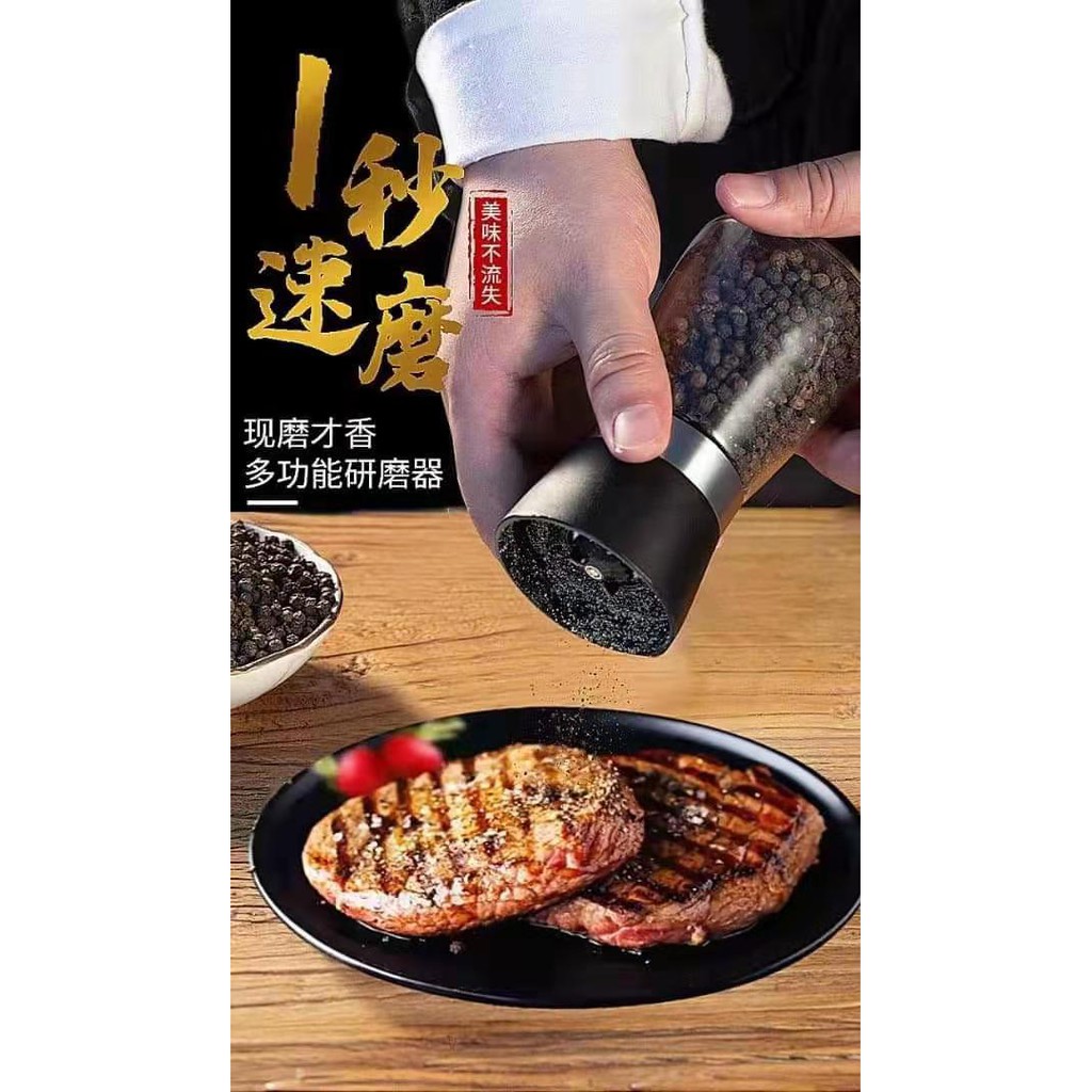 Manual Grinder Salt Pepper Spice Gind Tools Condiment Grinding Bottle ...