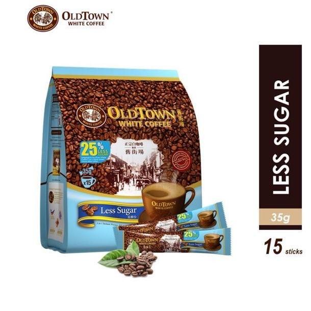 Oldtown White Coffee Less Sugar (15Sticks X 1Pack) Old Town Less Sugar