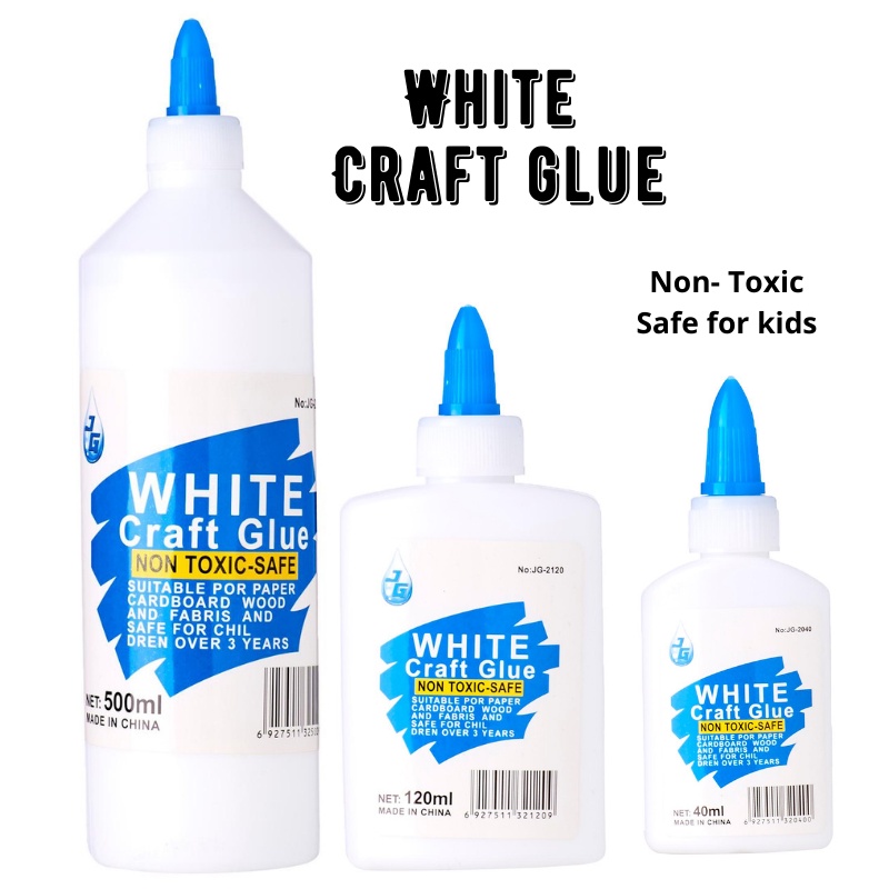 [SG Stock] White Craft Glue Nontoxic Safe Kids Friendly DIY Art and