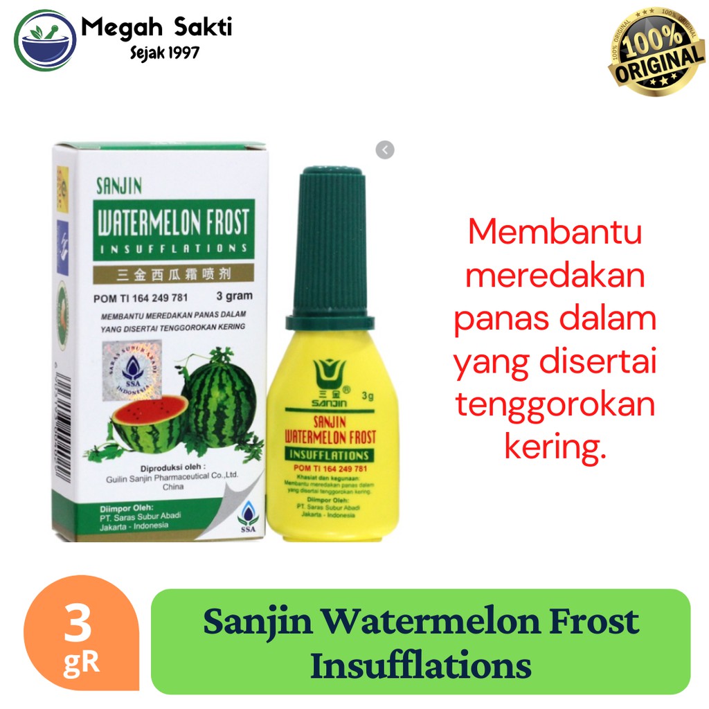 Mgs Sanjin Watermelon Frost (Spray) Thrush & Throat Pain Shopee Singapore