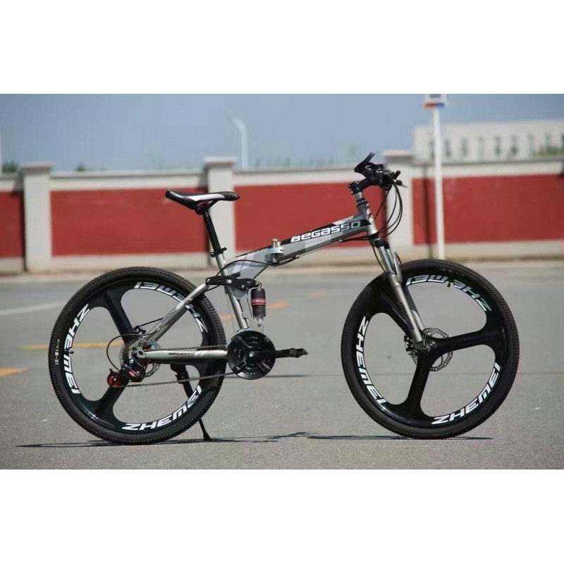 begasso foldable mountain bike