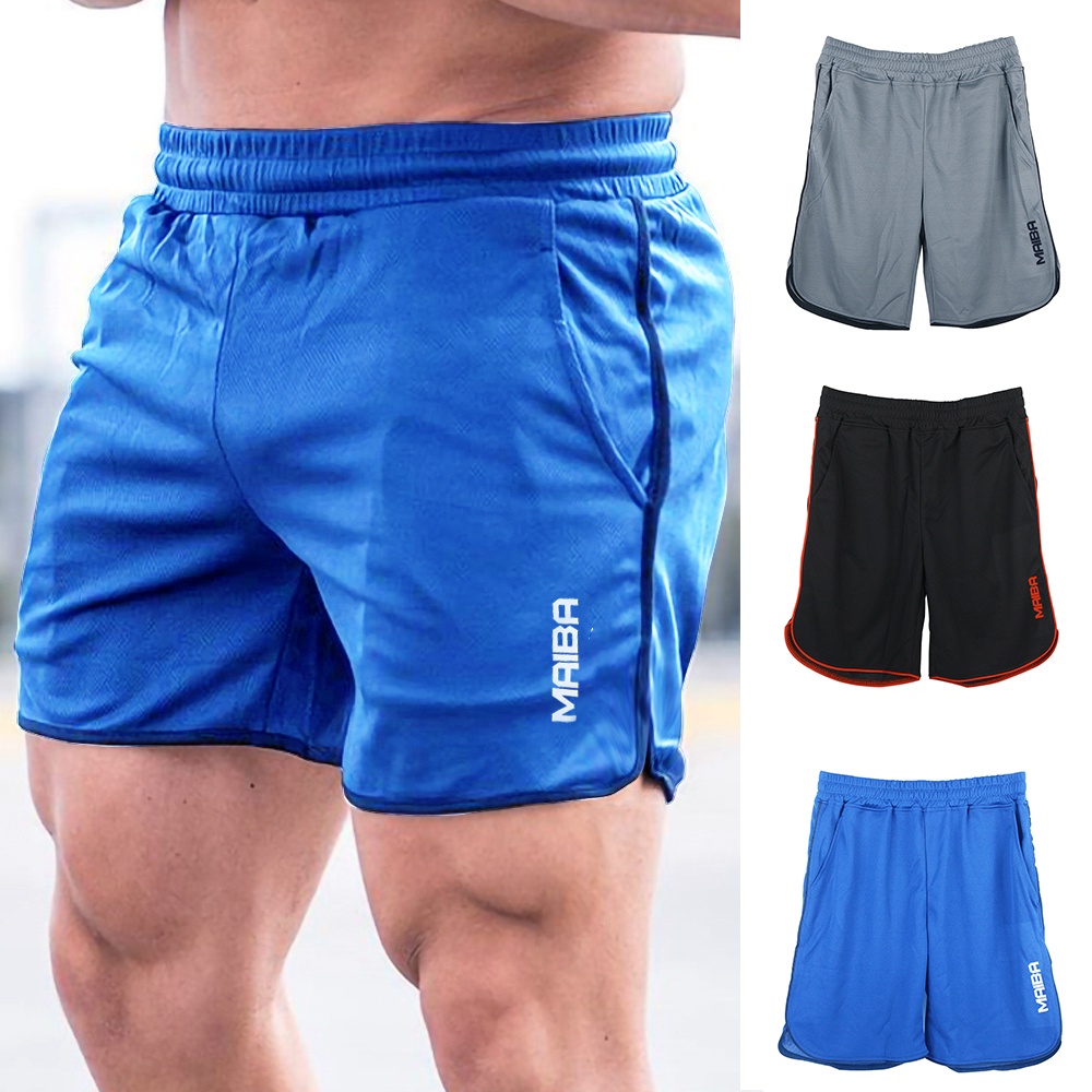 Men Sports Jogging Fitness Shorts Quick Dry Running Shorts Crossfit Sport  gyms Short Pants M L XL XXL