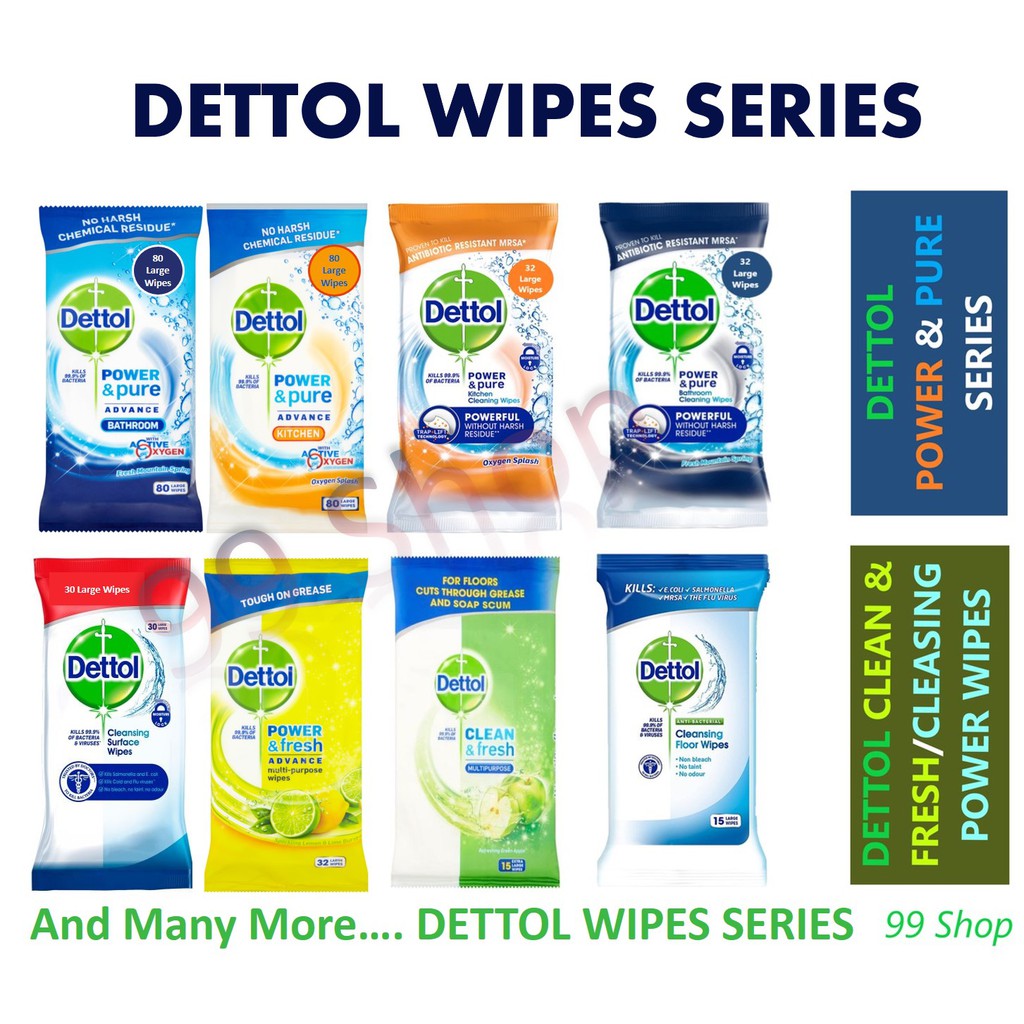 Dettol store floor wipes