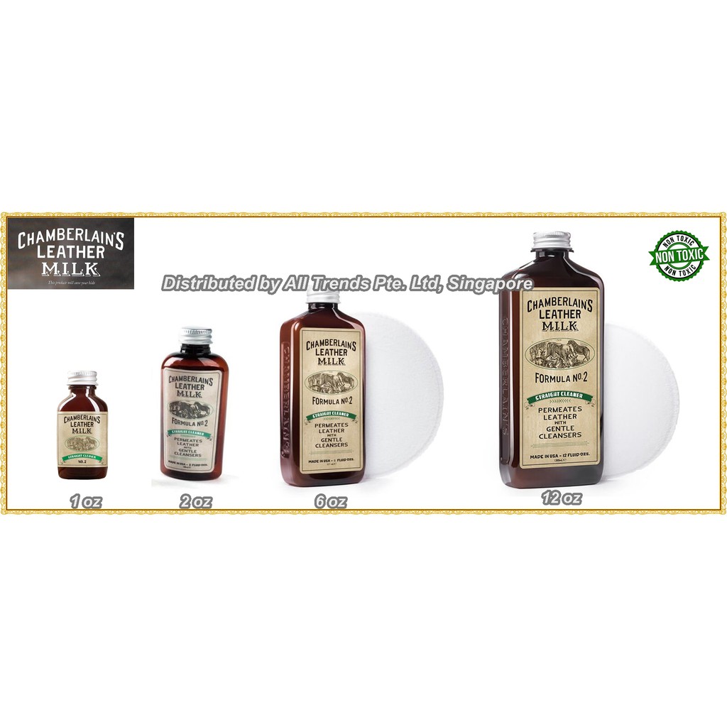 CHAMBERLAINS LEATHER MILK - STRAIGHT CLEANER NO. 2 – CLEANER ...