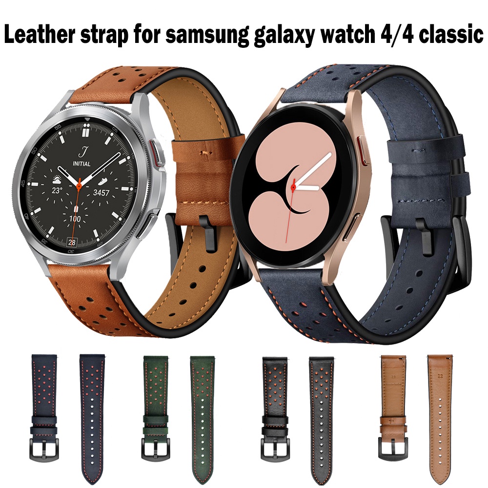 samsung galaxy watch 4 44mm leather strap