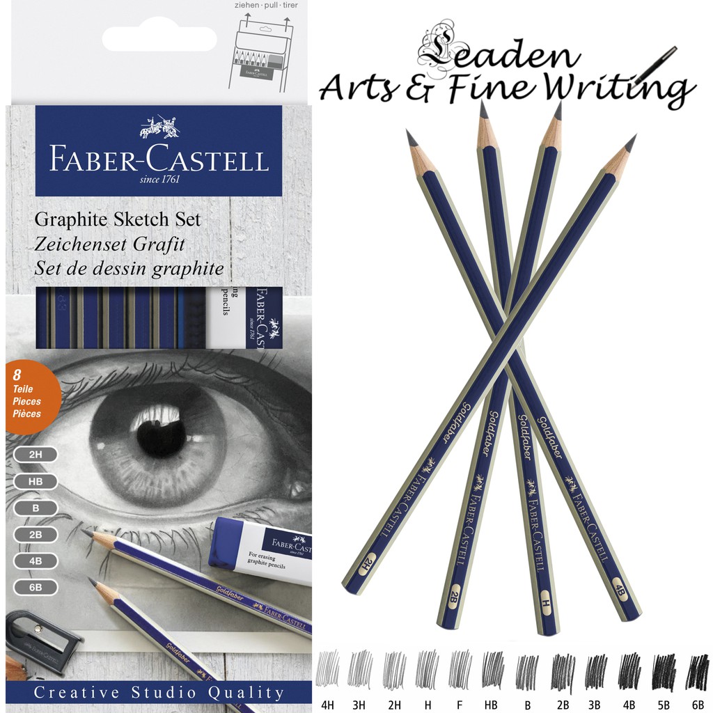 Stock Bureau - FABER-CASTELL Crayon graphite GOLDFABER, hexagonal, H