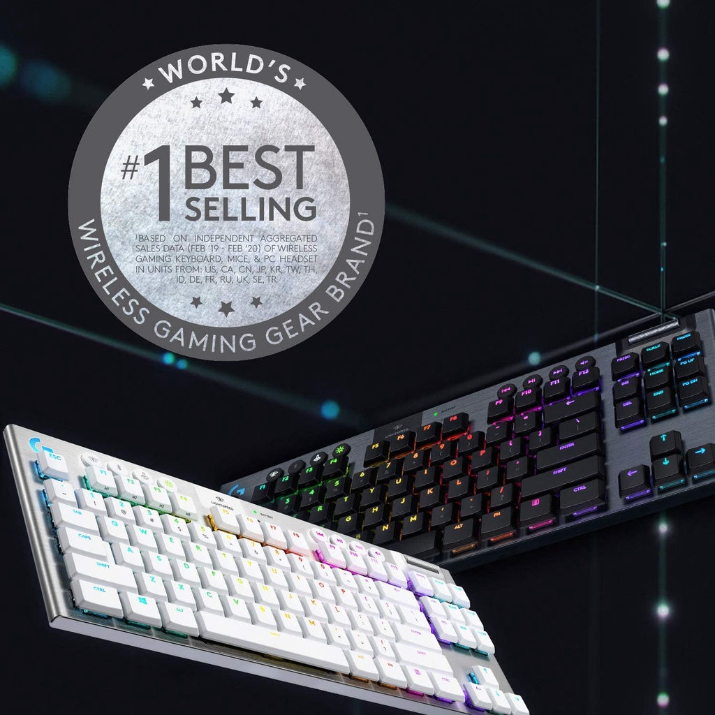 G915 LIGHTSPEED deals Wireless RGB Mechanical Gaming GL Clicky Switch Keyboard