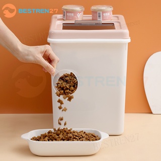 22lb Air Tight Dog Food Container Airtight Pet Treat Rice Bin Dry Food  Storage Moisture Proof Puppy Food Bin With Locking Lid