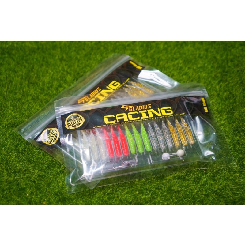 Gladius Cacing Soft Plastic / Ultra Light Worms Lure Shopee Singapore