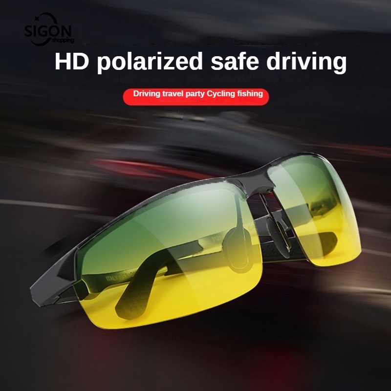 Polarized Sunglasses Day and Night AntiGlare AntiHeadlight Driving