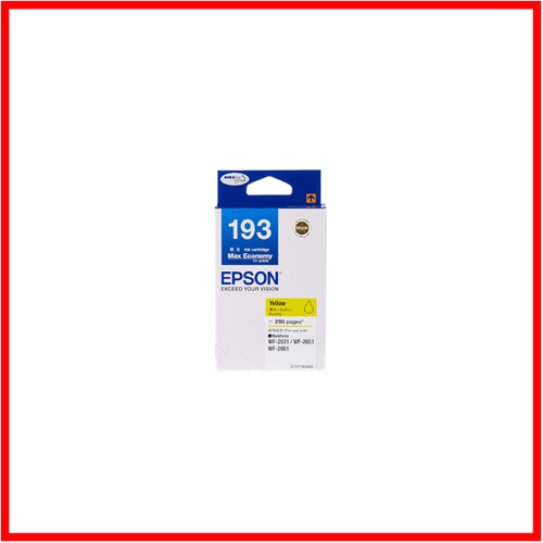 [ORIGINAL] Epson Ink T193 T 193 Black Cyan Magenta Yellow / T198 T 198 ...