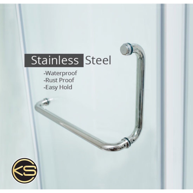 【Shower Screen Handle】Shower Screen Door Pull Handle Stainless Steel