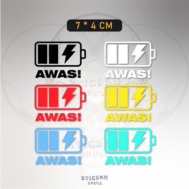 Awas Motor Sticker / Sticker Kereta / Car Decal | Shopee Singapore