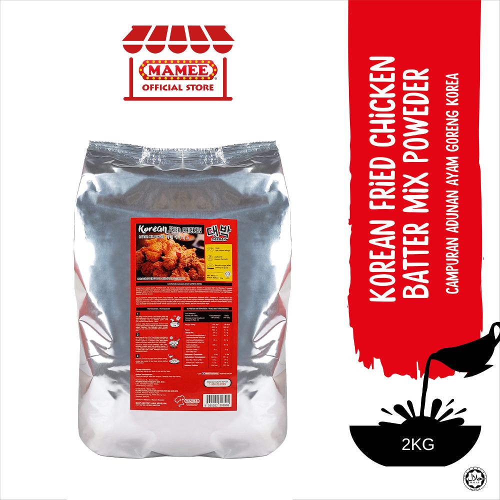 Daebak Korean Fried Chicken Batter Mix Powder 2KG Halal / Authentic