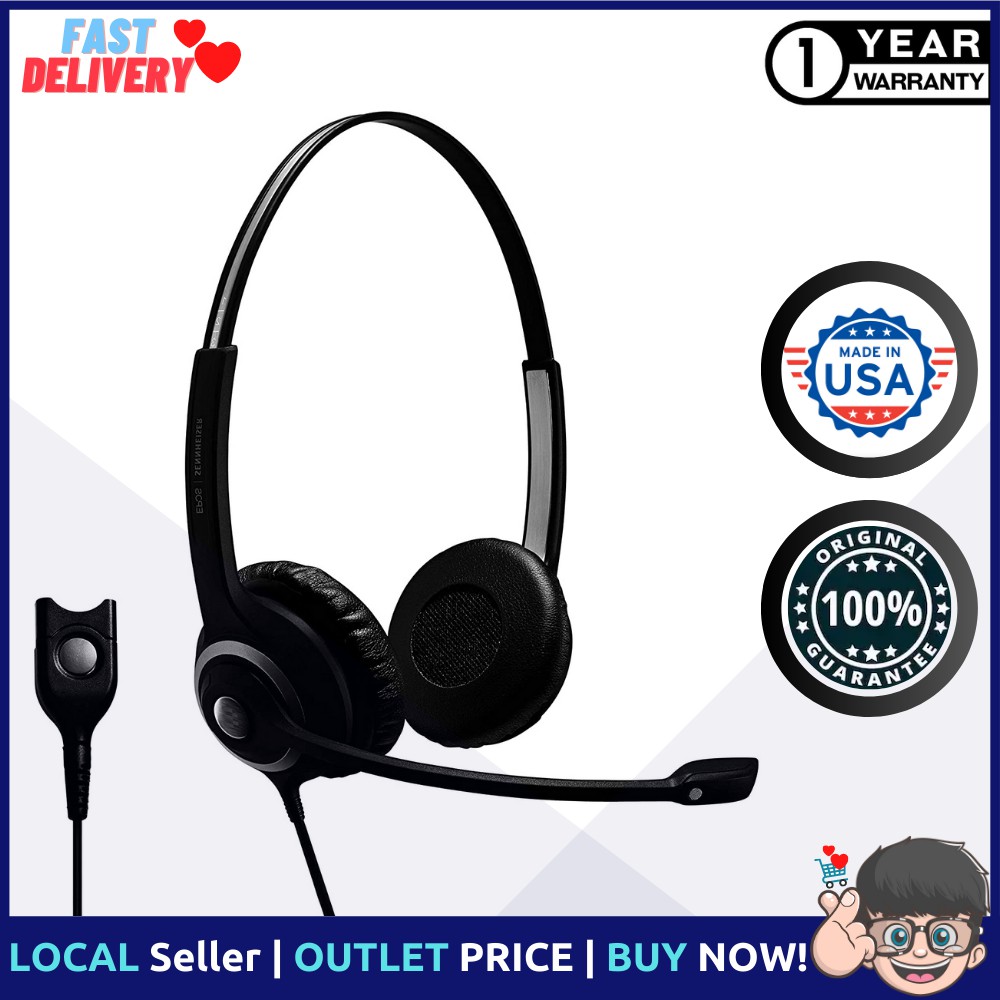 Sennheiser sc 260 corded headset hot sale