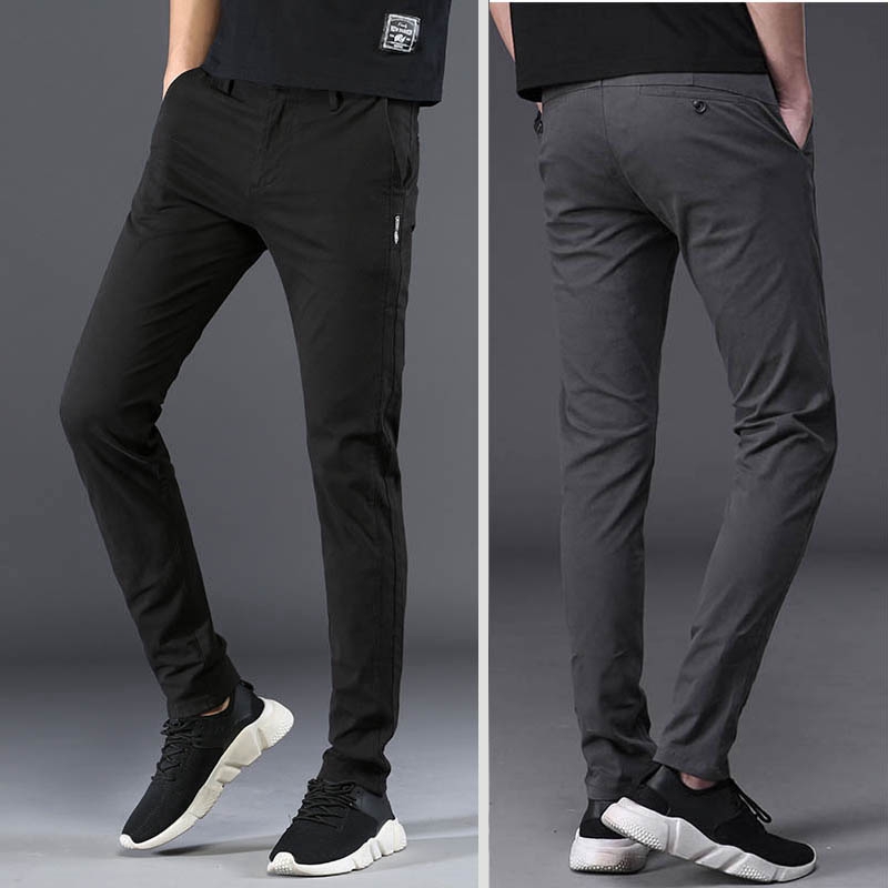 Mens grey sale casual pants