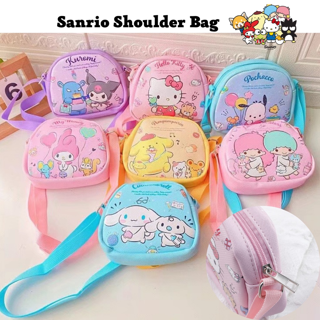 [SG Seller] Crossbody Purse, Shoulder Bag for Women Kids Girls Sanrio Hello Kitty Melody and more