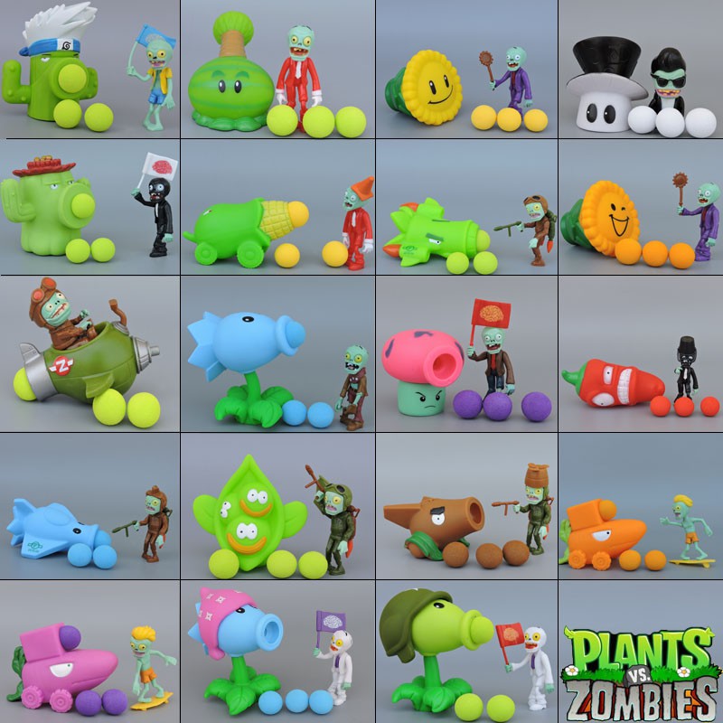 20 Style Game Plants vs. Zombies Peashooter Cherry Bomb Jalapeno Cob