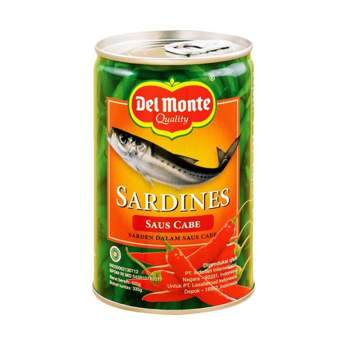 Delmonte Sardines Chili 425 Gr