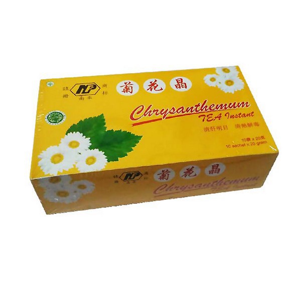 Chrysanthemum Tea Box isi 10 Sachet / Panas Dalam / Teh Instan / Minuman Kesehatan / Promo - Gambar 3
