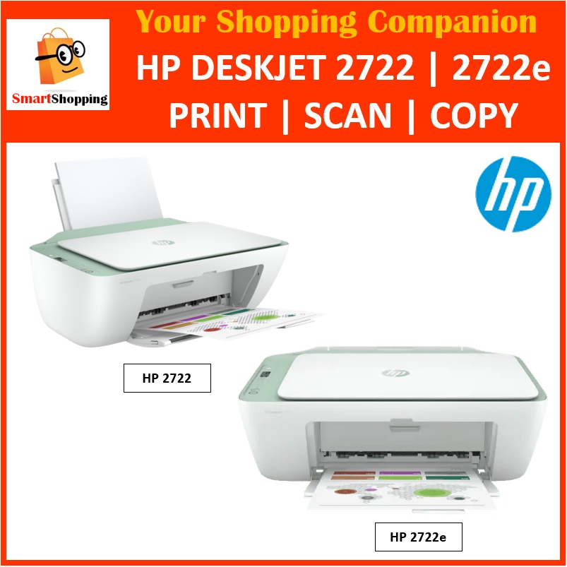 HP Printer Deskjet 2821e / 2821 e / 2722e / 2722 / 2723 / 2723 Wireless