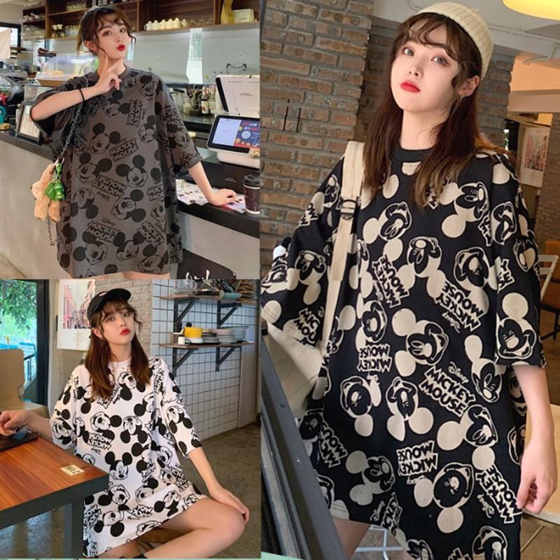 Summer Blouse Clothing Short-sleeved baju T-shirt / Tees Loose Student Casual Shirt Tide Tops
