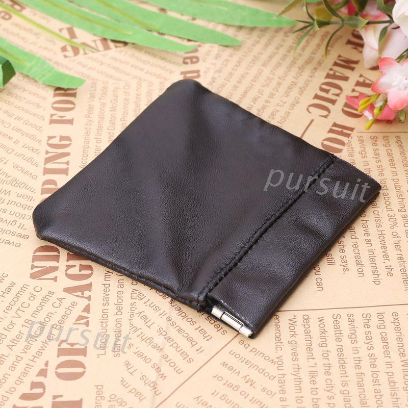 Men Ladies Genuine Leather Coin Pouch Snap Top Purse Strong Metal Spring Closure Small Change Bag Shopee Singapore