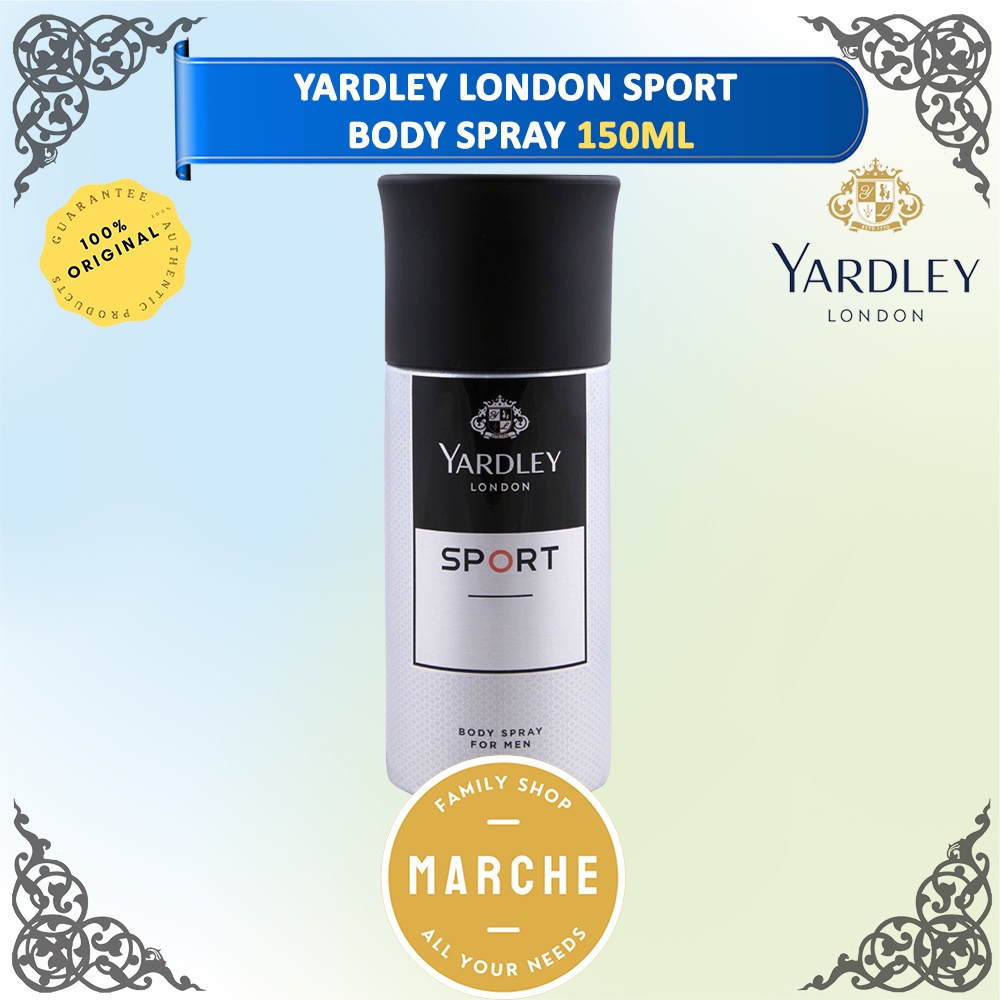 Yardley sport body online spray