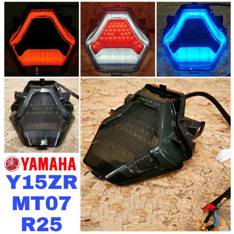 Y15ZR R25 MT07 Tail Lamp LED Integrated TST Lampu Belakang R25 V1-V2 ...