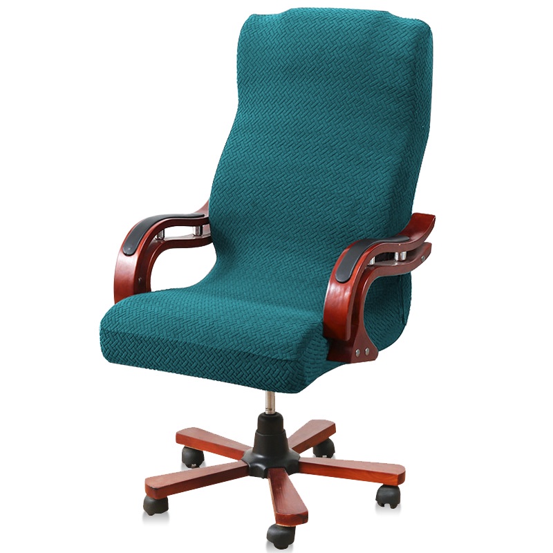 M L Size in Stock Office Chair Cover Jacquard Stretch Computer Chair Cover Extensible Boss Desk Armchair Cover Seat Cover Removable Shopee Singapore