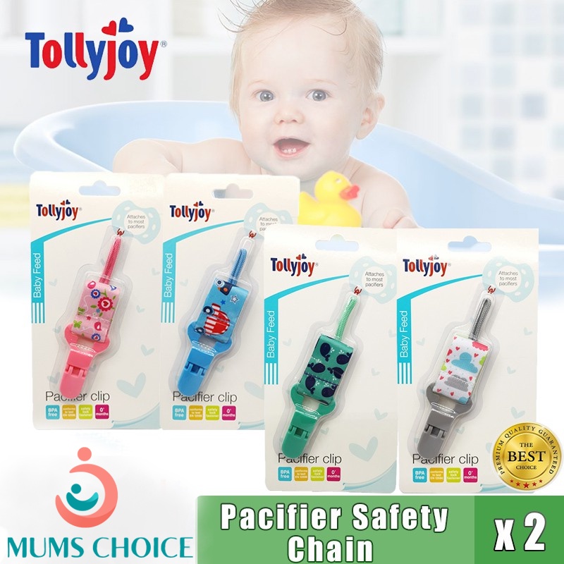 Tollyjoy Baby Pacifier Clip specially Designed Shopee Singapore