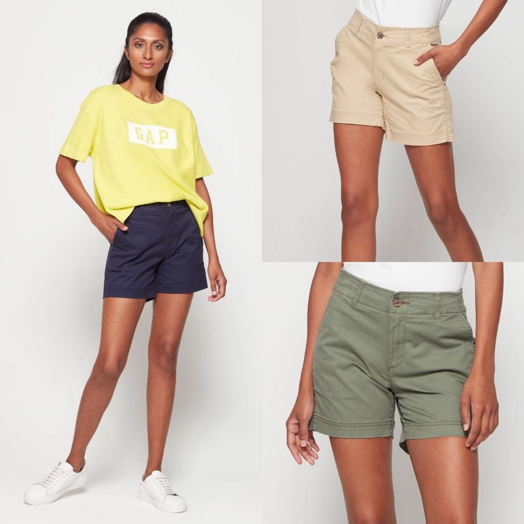 Gap girlfriend khaki on sale shorts