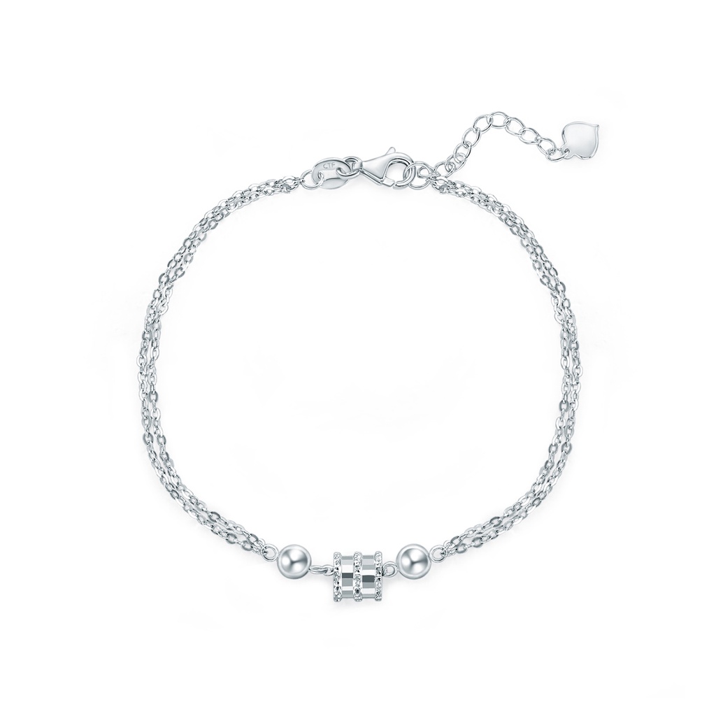 White gold chain on sale bracelet