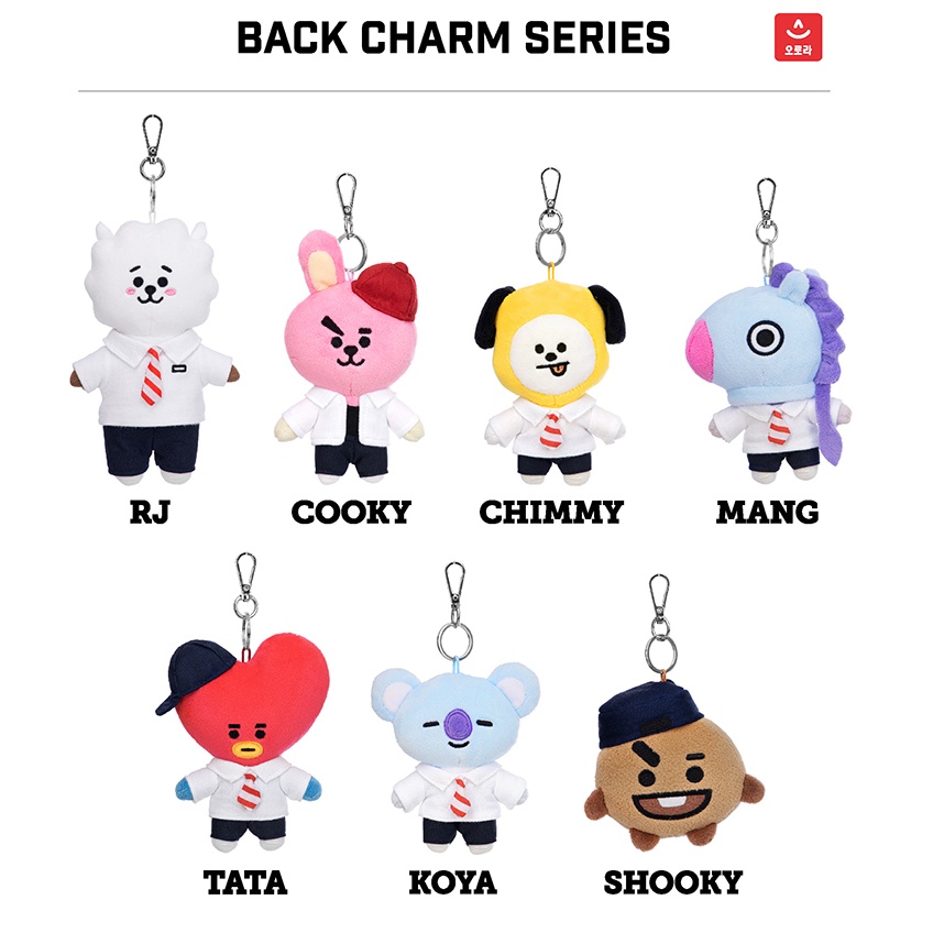 BTS BT21 After School Bag Charm Keyring Official Authentic Goods Shopee Singapore