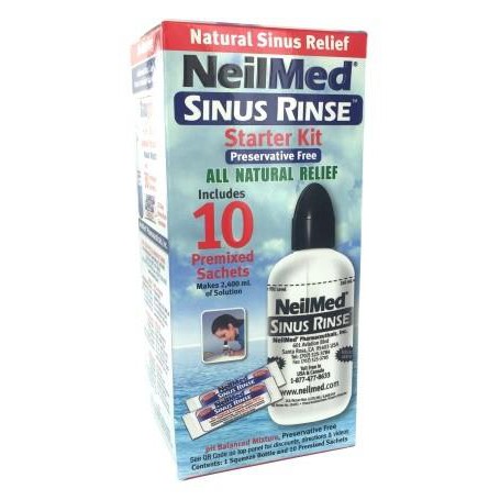 Neilmed Sinus Rinse Starter Kit (1 Bottle + 10 Sachets) | Shopee Singapore