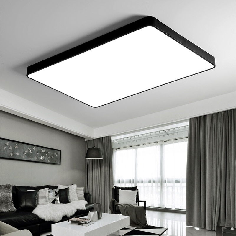[SG Seller] Living Room Bedroom LED Ceiling Light Black/White12W 18W ...
