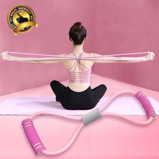 Fitness Exercise Cords Pull Rope Stretch Resistance Bands Elastic Yoga  Training<